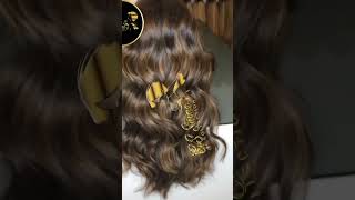 Blow dry hair WigOriginal hair wigwigs hair hairextensions viralvideo viralshorts beauty [upl. by Corson]