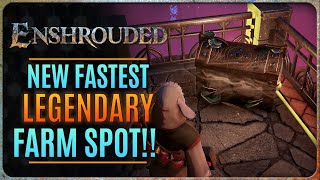 NEW FASTEST LEGENDARY FARM LOCATION IN FROZEN FRONTIER UPDATE 【Enshrouded】 [upl. by Yvon]