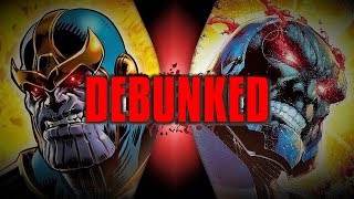 Thanos VS Darkseid Death Battle DEBUNKED [upl. by Casilde]