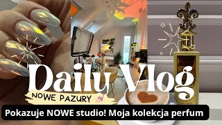 ⭐️ Daily VLOG 🎥 NOWE STUDIO  długie pazury i Moja kolekcja Perfum ⭐️ [upl. by Ruella977]