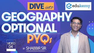 Population and Settlement Geography Optional PYQs  Video 4  Shabbir Sir geographyoptional ias [upl. by Eirellav]