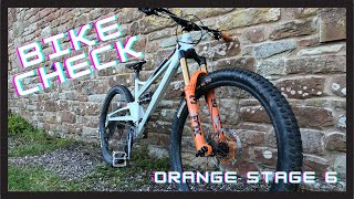 My NEW 2021 Orange Stage 6  Bike Check [upl. by Ahsilrac]