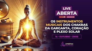 Os instrumentos musicais dos chakras da garganta coração e plexo solar [upl. by Adihahs372]