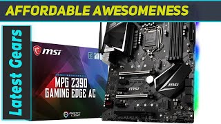 MSI MPG Z390 Gaming Edge AC The Ultimate Gaming Motherboard [upl. by Ahsilem]