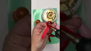 Elegant Wax Seal Upcycle with Instructions holidaycrafts christmasdiy christmasdecor [upl. by Llaccm795]