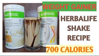 Delicious Herbalife Shake Recipe for WEIGHT GAIN 700 Calories  PARIFITCOACH [upl. by Dukie]