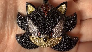 Shadow the Hedgehog King Ice Necklace kingice sonicthehedgehog shadowthehedgehog [upl. by Ahsilam]