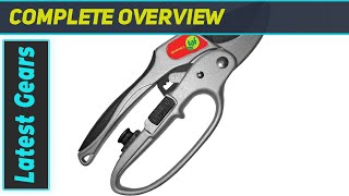 Ratchet Pruning Shears Gardening Tool – Best Assisted Action Pruner [upl. by Eedebez]