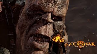 God of War 3 remastered  Kratos Vs Cronos Boss Fight [upl. by Sansbury]