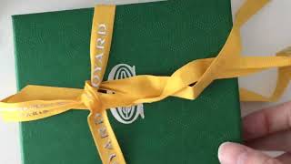 Goyard Unboxing  Shorten Strap on Goyard Plumet Pocket Wallet [upl. by Sharai329]