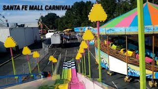 5 Rides at the Santa Fe Mall Carnival in Duluth GA 9324 [upl. by Arratal526]