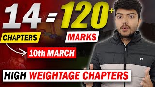 50 Syllabus  120 Marks🔥 High Weightage Chapters Of Physics For NEET 2024 [upl. by Baudin]