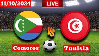 Tunisia Vs Comoros  CAF Africa Cup of Nations Live Match Score [upl. by Cohen]