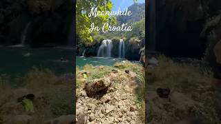 Beautiful hidden waterfall on the Zrmanja river in Croatia  waterfall hiddengems adventure [upl. by Payne441]