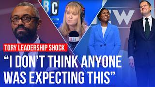 Tory leadership race shock as James Cleverly eliminated  LBC [upl. by Mattah]