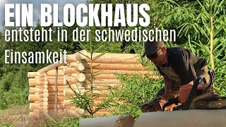 Ein Blockhaus entsteht in der schwedischen Einsamkeit [upl. by Yesoj]