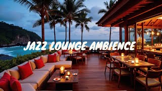 Jazz Lounge Ambience 🎷 Relaxing Smooth Jazz amp Fireplace Sounds for a Chill Cafe Vibe [upl. by Tumer259]