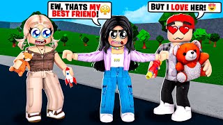 BROTHER has a CRUSH on SISTERS BEST FRIEND  Roblox Bloxburg Roleplay [upl. by Nnairek]