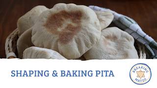 Shaping and Baking Pita [upl. by Gerianne764]