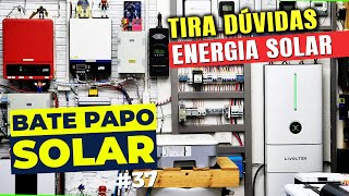 Tira Dúvidas Inversores Híbridos Placa Solar Baterias OffGrid e OnGrid  Eduardo Aquino AO VIVO [upl. by Remington]