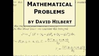 Mathematical Problems by David Hilbert  2017 [upl. by Rehposirhc551]