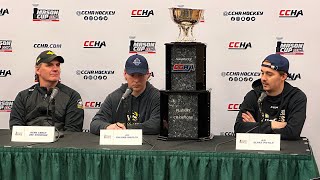 Tech Hockey  CCHA Championship Press Conference  032224 [upl. by Launcelot169]