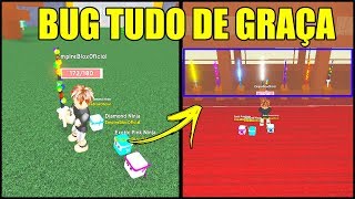 BUG TUDO DE GRAÇA NO NINJA MASTERS  ROBLOX [upl. by Don]