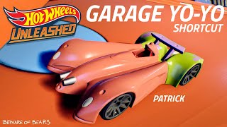 Garage YoYo Shortcut  Patrick  Hot Wheels Unleashed [upl. by Olra]