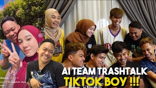 AI TEAM REACT TIKTOK TERGEDIK BOY  TRASHTALK DEPAN MUKA BOY [upl. by Tran87]