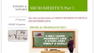 PARTICLE SIZE DETERMINATION METHODS Micromeritics [upl. by Caves777]