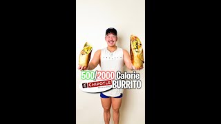 2000 amp 500 Calorie CHIPOTLE BURRITO🌯 Fitness Recipe [upl. by Salba]