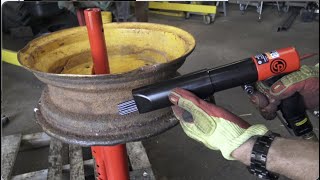 THE ULTIMATE RUST REMOVAL TOOL CHICAGO PNEUMATIC CP7125 NEEDLE SCALER REVIEW AND WHY YOU NEED ONE [upl. by Rubin]