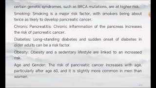 Pancreatic Cancer  Types  Causes amp Risk Factor  Sign amp Symptoms Diagnosis  Stages  Management [upl. by Elletse997]