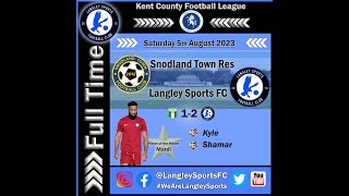 Snodland Town Res 12 LSFC PSF 050823 Goal Highlights [upl. by Aisauqal]