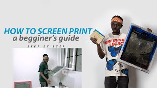 How To Screen Print for Beginners [upl. by Early]