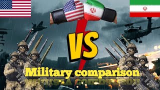 Iran and United States Military Power 2024Number of military equipment of the United States and Iran [upl. by Mourant]