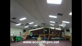 Drop Ceilings Orlando Florida  Church  Suspended  Acoustical [upl. by Pauline]