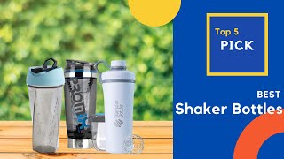 Top 5 Best Stainless Steel Shaker Bottle of 2023  Stainless Steel Shaker Bottle [upl. by Tammi]