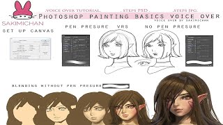 Photoshop Painting Basics VoiceOver [upl. by Wina]