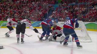 Canada 32 Slovakia  Mens Ice Hockey SemiFinal  Vancouver 2010 Winter Olympics [upl. by Nallac]