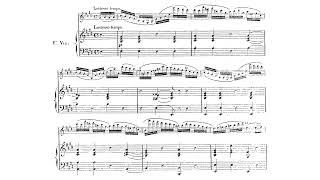 Grand Caprice Fantastique Op1 By Henri Wieniawski with Score [upl. by Aelanej]