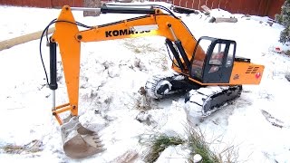 RC ADVENTURES  112th Scale 4200XL Earth Digger 22c too Cold for Digging [upl. by Deyas]