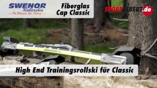 Rollski  Skiroller Swenor Fiberglas Cap Classic 20132014 von wwwsportalbertde [upl. by Carolynne]