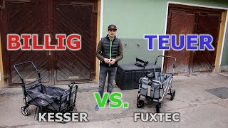 Vergleich Kinder Bollerwagen billig vs teuer [upl. by Neelehtak]