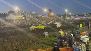 Zumbrota Mn demo derby 12 ton trucks 2024 [upl. by Saffren]