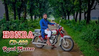 Riding The Most Powerful Classic Bike In BD। Honda CD 200 RoadMaster। Tusher Ahmed [upl. by Collum]