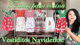 Toalla vestidito para cocina Navidad [upl. by Soalokin]