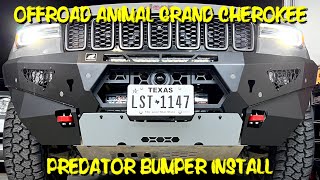 Offroad Animal Grand Cherokee WK2 Predator Bumper Install [upl. by Nelli]