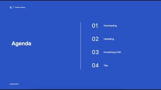 Cutover training series Uploading and downloading CSVs [upl. by Edvard]