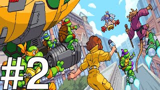 Panic in the Sky  TMNT Shredders Revenge 2  No Commentary [upl. by Nahtonoj386]